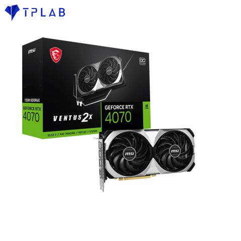  MSI RTX 4070 VENTUS 2X E 12G OC GDDR6 