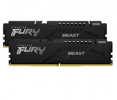  (2x16GB 4800) Ram Kingston Fury Beast Black 32GB DDR5 (KF548C38BBK2-32) 