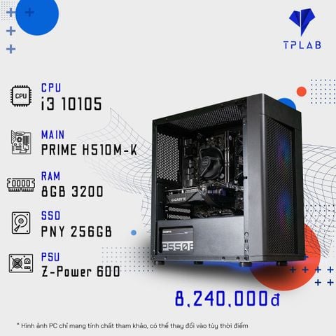  PC TPLAB i3 10105 | INTEL UHD 