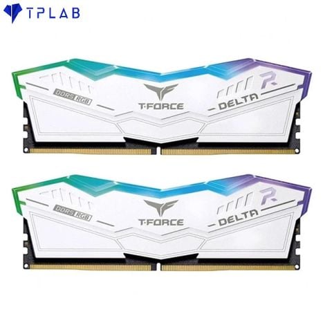  ( 2x32GB DDR5 5600 ) RAM 64GB T-Force DELTA WHITE RGB 