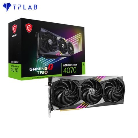  MSI RTX 4070 GAMING X TRIO 12G GDDR6X 