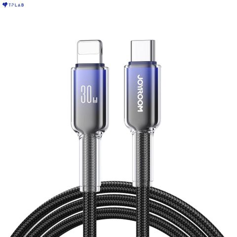  Cáp sạc Joyroom A42 Crystal Clear Series sạc nhanh 30W truyền dữ liệu dùng cho iPhone, iPad 