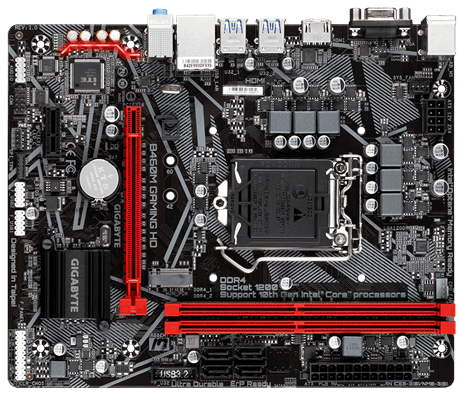  GIGABYTE B460M GAMING HD 