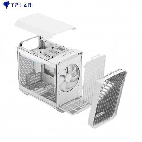  CASE FRACTAL DESIGN TORRENT NANO RGB WHITE TG CLEAR TINT 