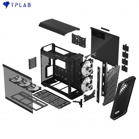  CASE FRACTAL DESIGN TORRENT BLACK RGB TG LIGHT TINT 