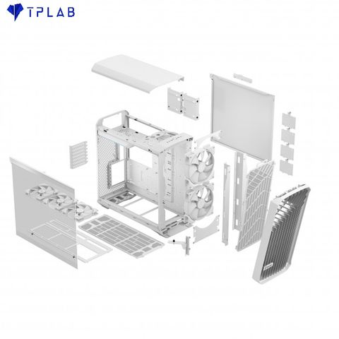  CASE FRACTAL DESIGN TORRENT RGB WHITE TG CLEAR TINT 