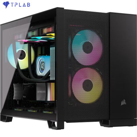  Case máy tính Corsair 2500D Airflow Tempered Glass Mid-Tower 