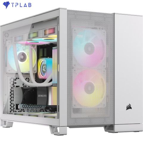  Case máy tính Corsair 2500D Airflow Tempered Glass Mid-Tower 