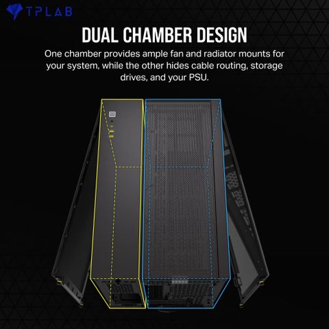  Case máy tính Corsair 2500X Tempered Glass mATX Mid-Tower 