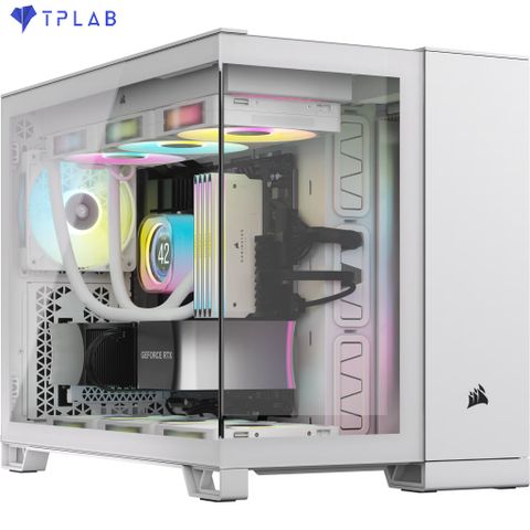  Case máy tính Corsair 2500X Tempered Glass mATX Mid-Tower 