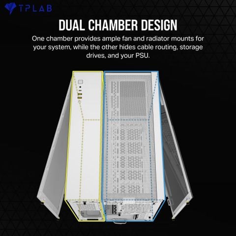  Case máy tính Corsair 2500X Tempered Glass mATX Mid-Tower 