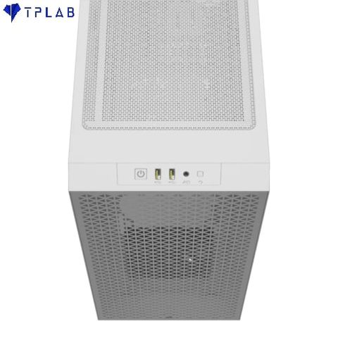  Case máy tính CORSAIR 3000D RGB AIRFLOW Mid-Tower PC Case – White 