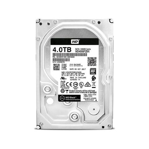  HDD WD Black 4TB 3.5 inch SATA III 256MB Cache 7200RPM WD4005FZBX 