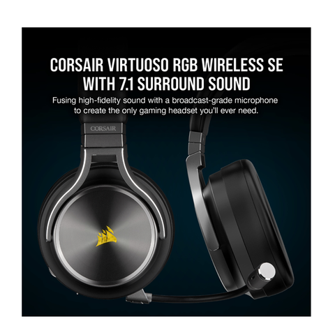  Tai nghe không dây CORSAIR VIRTUOSO RGB WIRELESS SE GUNMETAL 