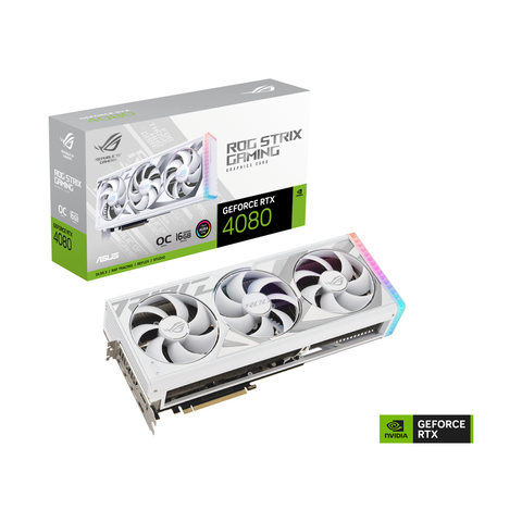  ASUS ROG Strix GeForce RTX 4080 OC 16GB GDDR6X WHITE 