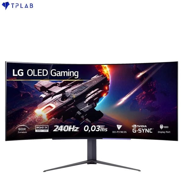 Màn hình cong LG 45GR95QE-B OLED WQHD 240Hz chuyên game 