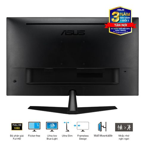 Màn Hình ASUS VY279HF 27 inch FHD (1920 x 1080), IPS, 100Hz, IPS, 1ms 