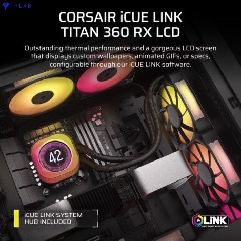  Tản nhiệt nước Corsair iCUE LINK TITAN 360 RX RGB LCD 