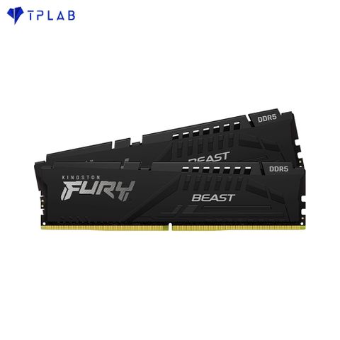  (2x16GB 5600) Ram PC Kingston Fury Beast Black 32GB DDR5 CL40 (KF556C40BBK2-32) 
