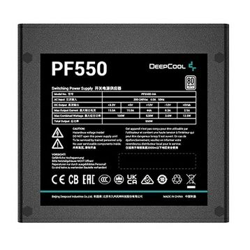  ( 550W ) Nguồn máy tính Deepcool PF550D 80 Plus 