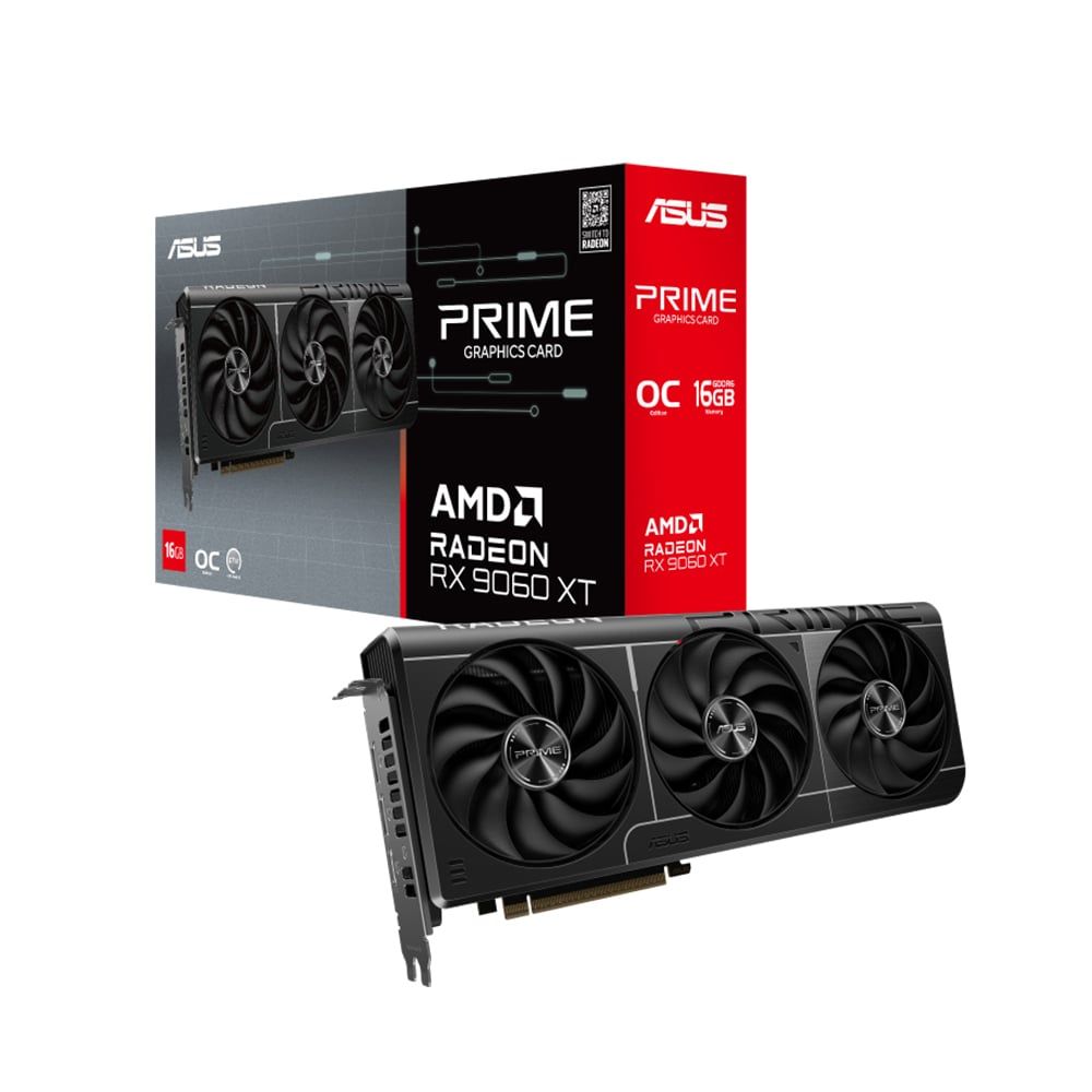  ASUS Prime Radeon™ RX 9060 XT 16GB GDDR6 OC Edition 