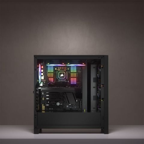  Case CORSAIR 4000D TG (Mid - Tower) 