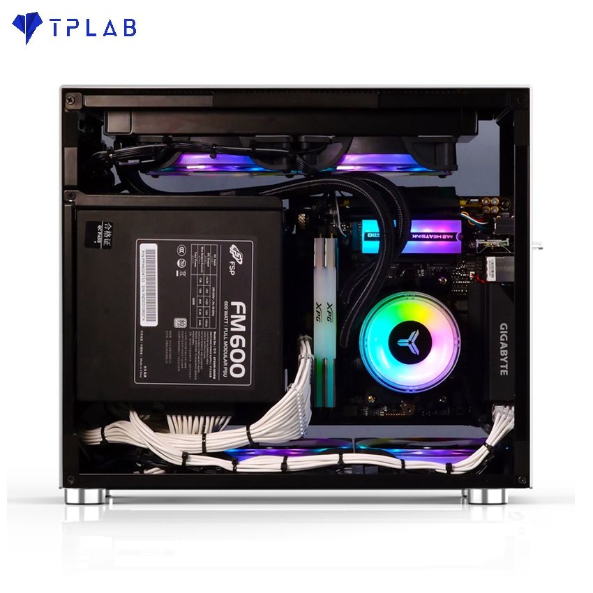  Case Jonsbo V10-G  Silver (Mini Tower/Màu Bạc) 