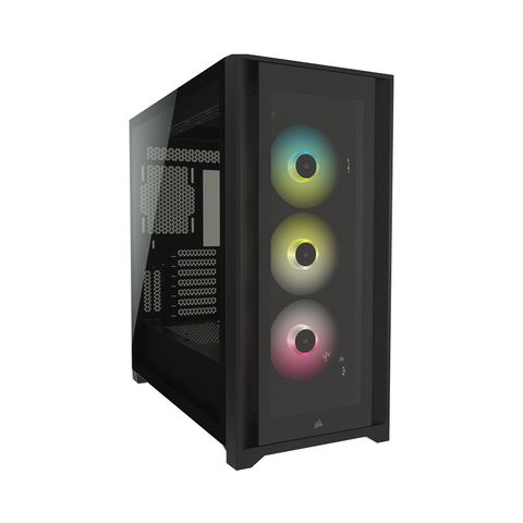  Case CORSAIR iCue 5000X RGB TG Black / White 