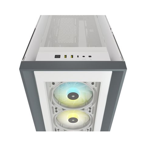  Case CORSAIR iCue 5000X RGB TG Black / White 