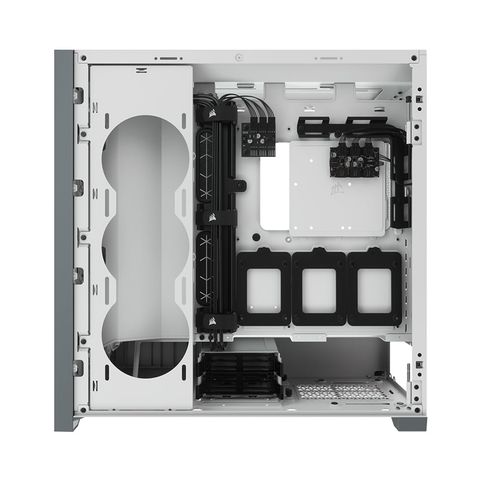  Case CORSAIR iCue 5000X RGB TG Black / White 