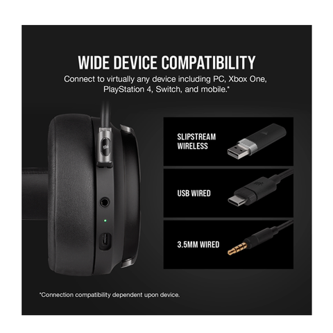  Tai nghe không dây CORSAIR VIRTUOSO RGB Wireless - Carbon 