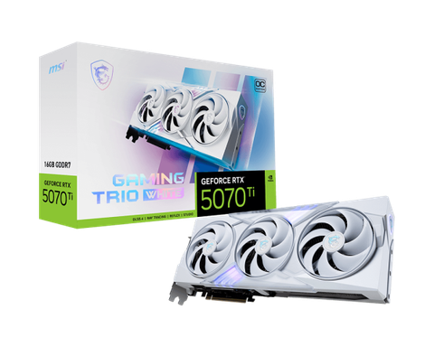  MSI GeForce RTX 5070 Ti 16G GAMING TRIO OC WHITE 