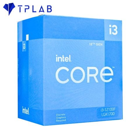  CPU Intel Core i3 12100 / 3.3GHz / 12MB / 4 Nhân 8 Luồng ( BOX NHẬP KHẨU ) 