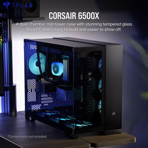  Case máy tính Corsair 6500X Tempered Glass Mid-Tower 