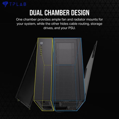  Case máy tính Corsair 6500X Tempered Glass Mid-Tower 