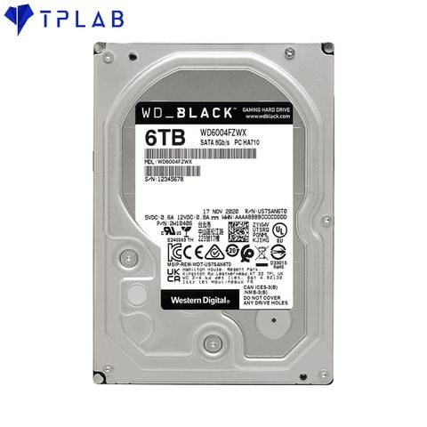  HDD WD Black 6TB 3.5 inch 7200RPM WD6004FZWX 