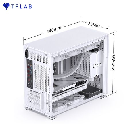  Case Jonsbo D31 MESH White ( Mini Tower/Màu Trắng) 