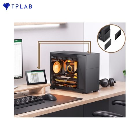  Case Jonsbo D31 STD SC Black ( Mini Tower/Màu Đen/Màn Hình Phụ 8'') 