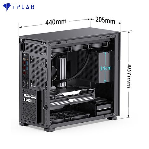  Case Jonsbo D41 MESH Black ( Mid Tower/Màu Đen) 