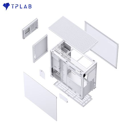  Vỏ case Jonsbo D41 MESH White ( Mid Tower/Màu Trắng) 