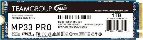  SSD TeamGroup MP33 Pro 