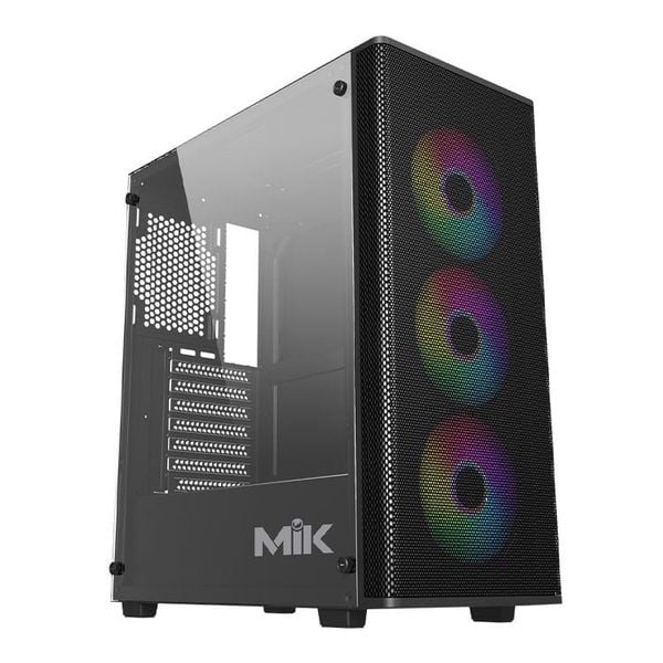  Case MIK AION BLACK 3FA , Kèm sẵn 3 FAN ARGB 