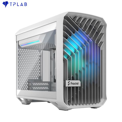  CASE FRACTAL DESIGN TORRENT NANO RGB WHITE TG CLEAR TINT 