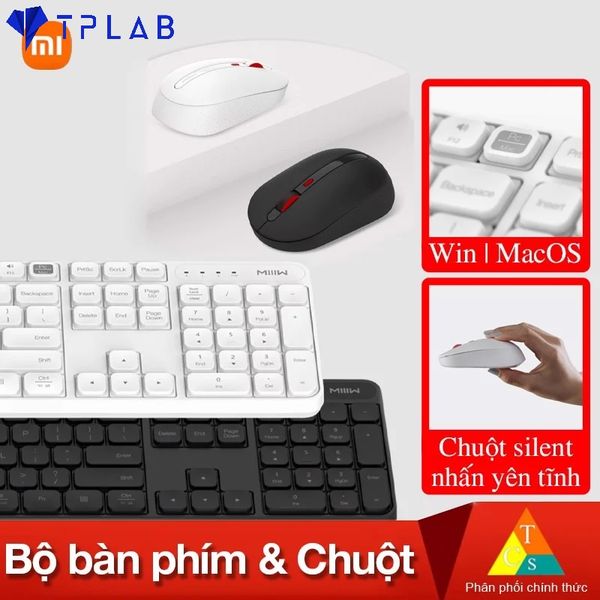  Bộ phím chuột không dây Xiaomi MIIIW Silent version MWWC01 