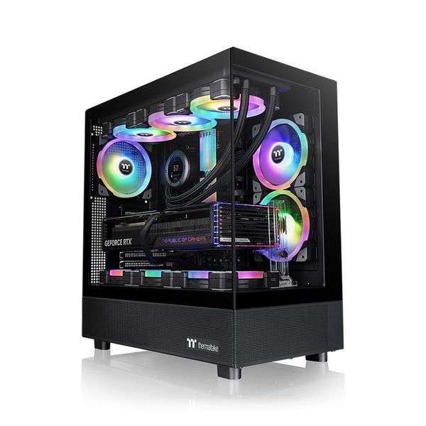  Case Thermaltake View 270 TG ARGB Black (ATX/Mid Tower/Màu Đen/3 Fan) 