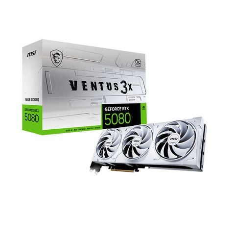  MSI GeForce RTX 5080 16G VENTUS 3X OC WHITE 