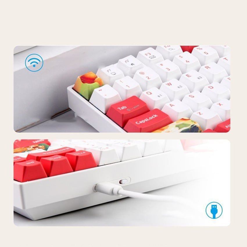  Bàn phím cơ không dây Newmen GM840 Dual Mode 