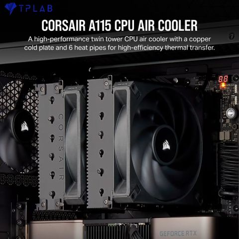  Tản nhiệt khí Corsair A115 Twin Tower 