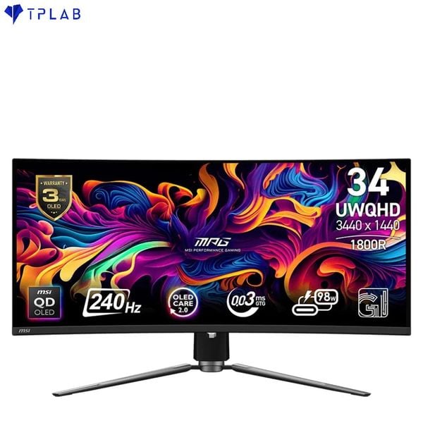  Màn hình cong MSI MPG 341CQPX QD-OLED 34