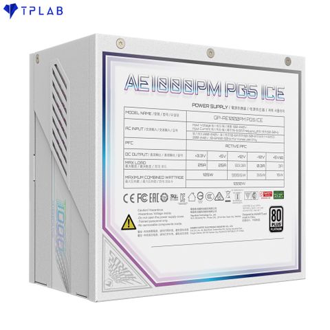  Nguồn Gigabyte AORUS ELITE P1000W 80+ Platinum Modular PCIe 5.0 ICE 